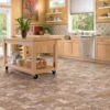 Congoleum ArmorCore UR Terrace Paver 12-ft W Cut-to-Length Pale Smoke Stone Look Low-Gloss Finish Sheet Vinyl