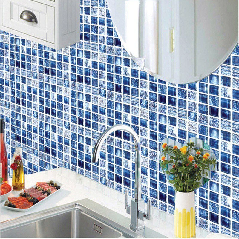 8" X 8" Peel And Stick Tile Kitchen Backsplash Sticker Wall Tile Waterproof Wallpaper (6 Tiles) 3 8" X 8" Peel And Stick Tile Kitchen Backsplash Sticker Wall Tile Waterproof Wallpaper (6 Tiles) - Image 3