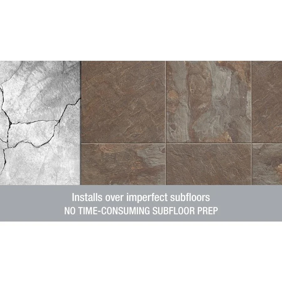 Armstrong Flooring Alterna 14-piece 16-in X 16-in Groutable Multistone Slate Blue Glue (Adhesive) Vinyl Tile 2 Armstrong Flooring Alterna 14-piece 16-in X 16-in Groutable Multistone Slate Blue Glue (Adhesive) Vinyl Tile - Image 2