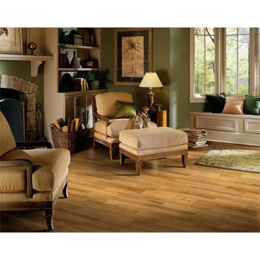Armstrong Flooring Pickwick Landing II 12-ft W Cut-to-Length Upcountry Hickory Natural Wood Look Low-Gloss Finish Sheet Vinyl 2 Armstrong Flooring Pickwick Landing II 12-ft W Cut-to-Length Upcountry Hickory Natural Wood Look Low-Gloss Finish Sheet Vinyl - Image 2