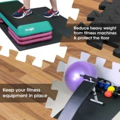 Yes4All Interlocking Exercise Foam Mats With Border, 12 Sq Ft, Black -Tile Nest Sales Store 04abbcfc ee97 41d6 a10c 2169efeb0c45 1.071e27aa5b3fb2f0ccde713583c8140a 1800x1800