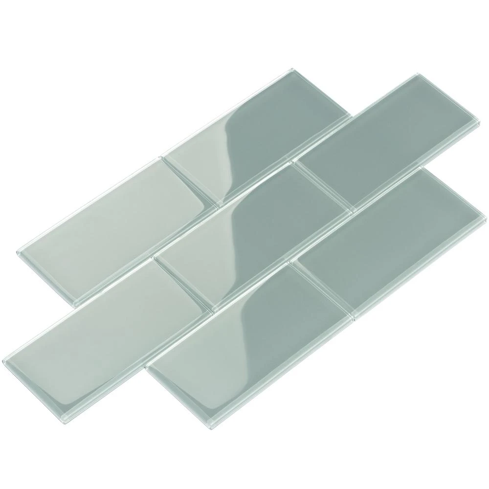 Giorbello Dark Teal 4 In. X 12 In. X 8mm Glass Subway Tile (5 Sq. Ft./Case) 17 Giorbello Dark Teal 4 In. X 12 In. X 8mm Glass Subway Tile (5 Sq. Ft./Case) - Image 17