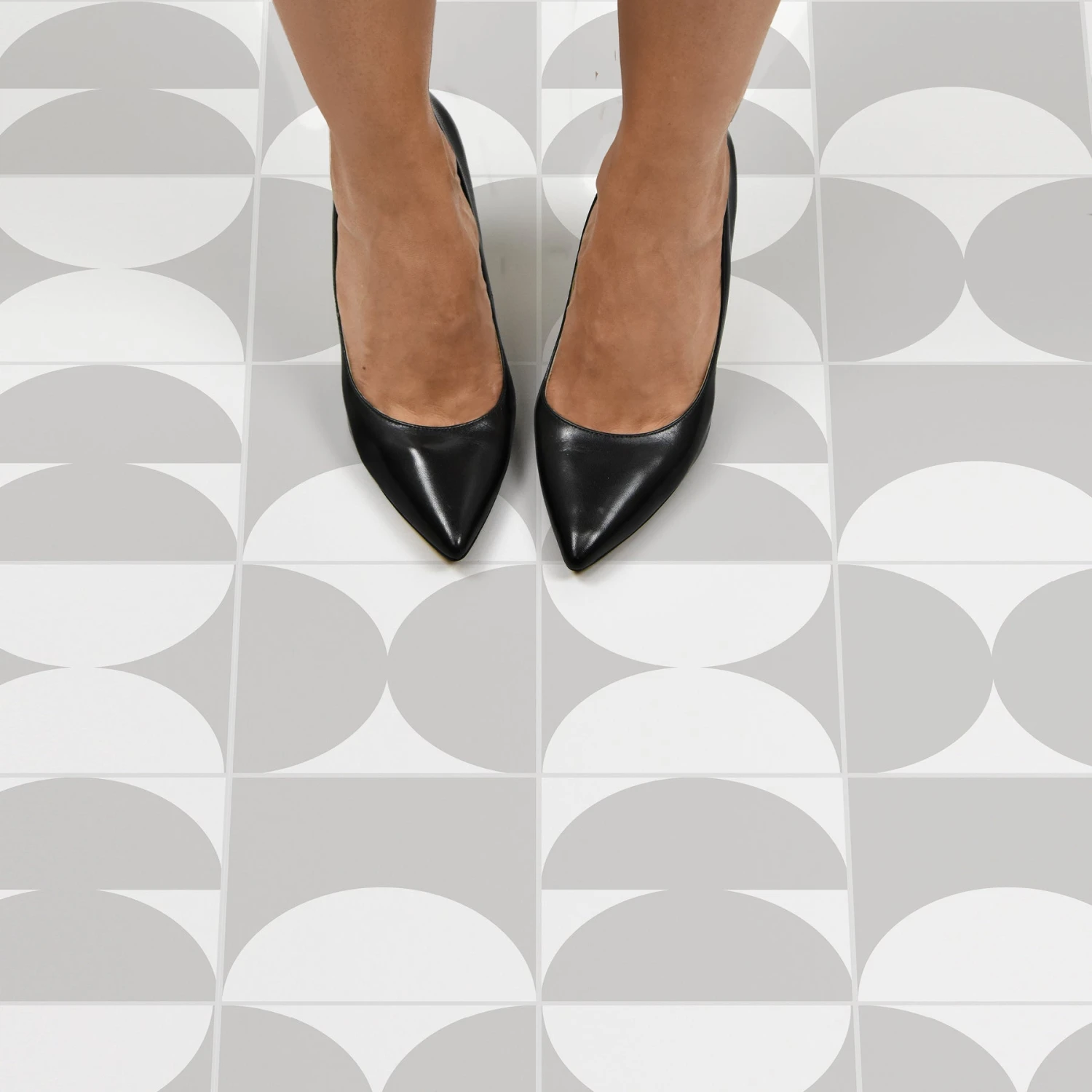 FloorPops Eclipse Peel & Stick Floor Tiles 10 Tiles/10 Sq.ft 2 FloorPops Eclipse Peel & Stick Floor Tiles 10 Tiles/10 Sq.ft - Image 2