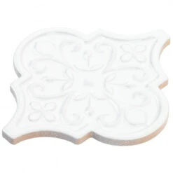 Bond Tile Roma Florid White 6.25 In. X 7.25 In. Ceramic Arabesque Wall Tile (30 Pieces 4.84 Sq. Ft. / Box) -Tile Nest Sales Store 0aa611d7 e1ce 48ec 9a16 8c1083767483.9ceb4e789e0c4c66f551d008fb1171ec 1800x1800