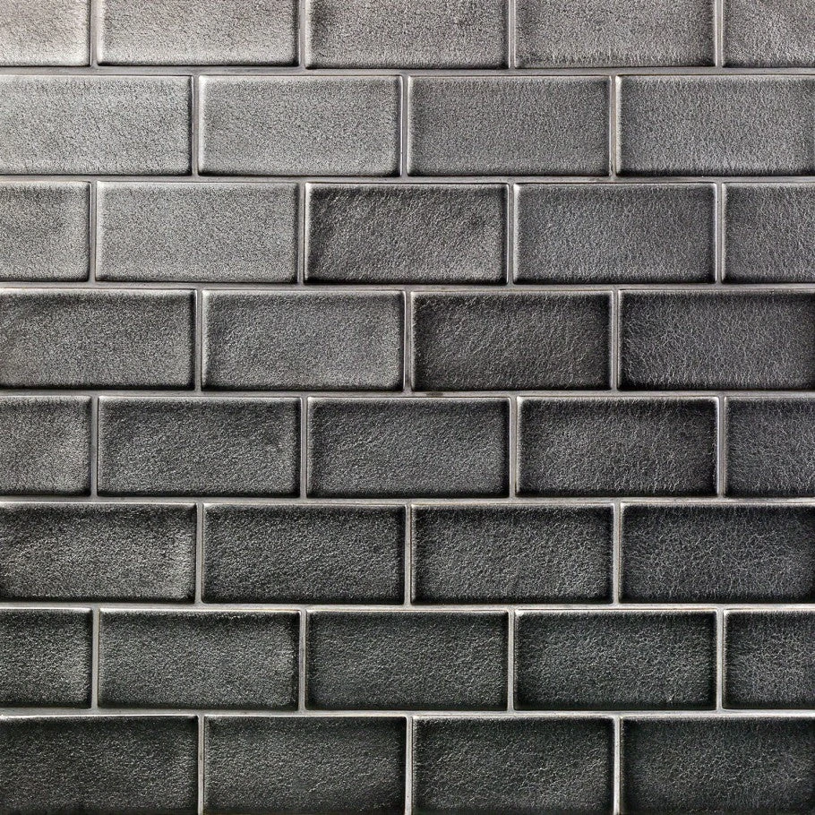 Divine Gunmetal 3 In. X 6 In. Polished Ceramic Subway Tile (32 Pieces, 4 Sq. Ft. / Case) 1 Divine Gunmetal 3 In. X 6 In. Polished Ceramic Subway Tile (32 Pieces, 4 Sq. Ft. / Case)