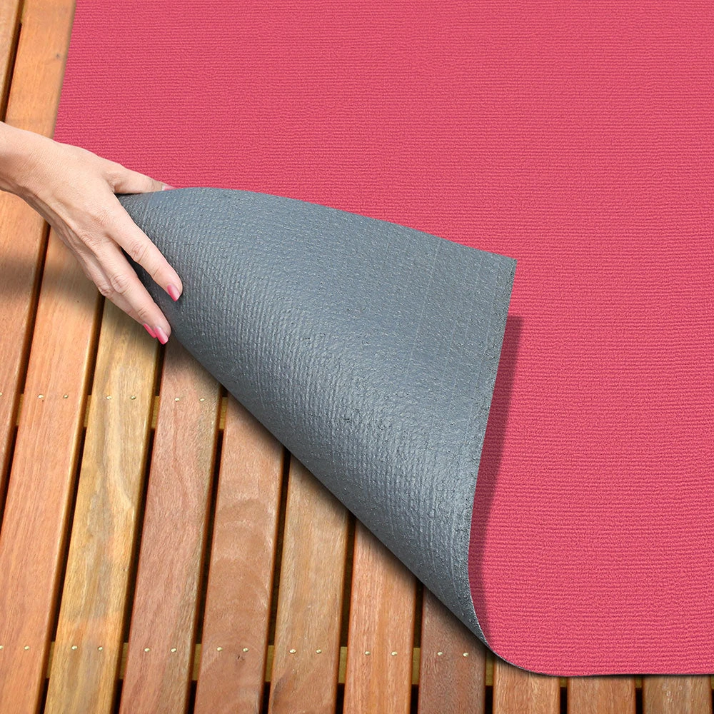 Indoor/Outdoor Carpet With Rubber Marine Backing - Pink 6' X 10' - Several Sizes Available - Carpet Flooring For Patio, Porch, Deck, Boat, Basement Or Garage 2 Indoor/Outdoor Carpet With Rubber Marine Backing - Pink 6' X 10' - Several Sizes Available - Carpet Flooring For Patio, Porch, Deck, Boat, Basement Or Garage - Image 2