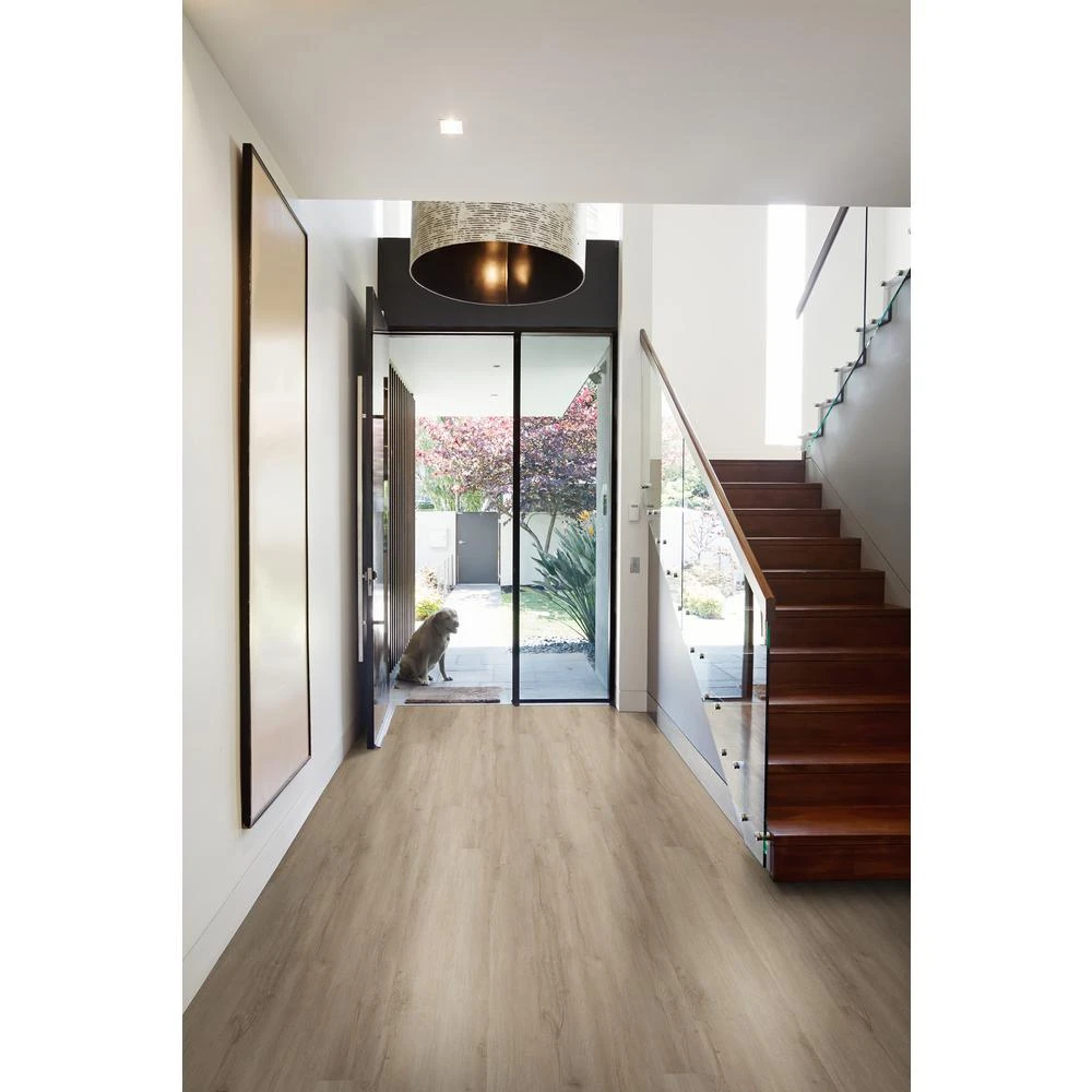 TrafficMaster French Oak 4.4 Mm T X 6 In W X 36 In L Rigid Core Luxury Vinyl Plank Flooring (23.95 Sf/case) 2 TrafficMaster French Oak 4.4 Mm T X 6 In W X 36 In L Rigid Core Luxury Vinyl Plank Flooring (23.95 Sf/case) - Image 2