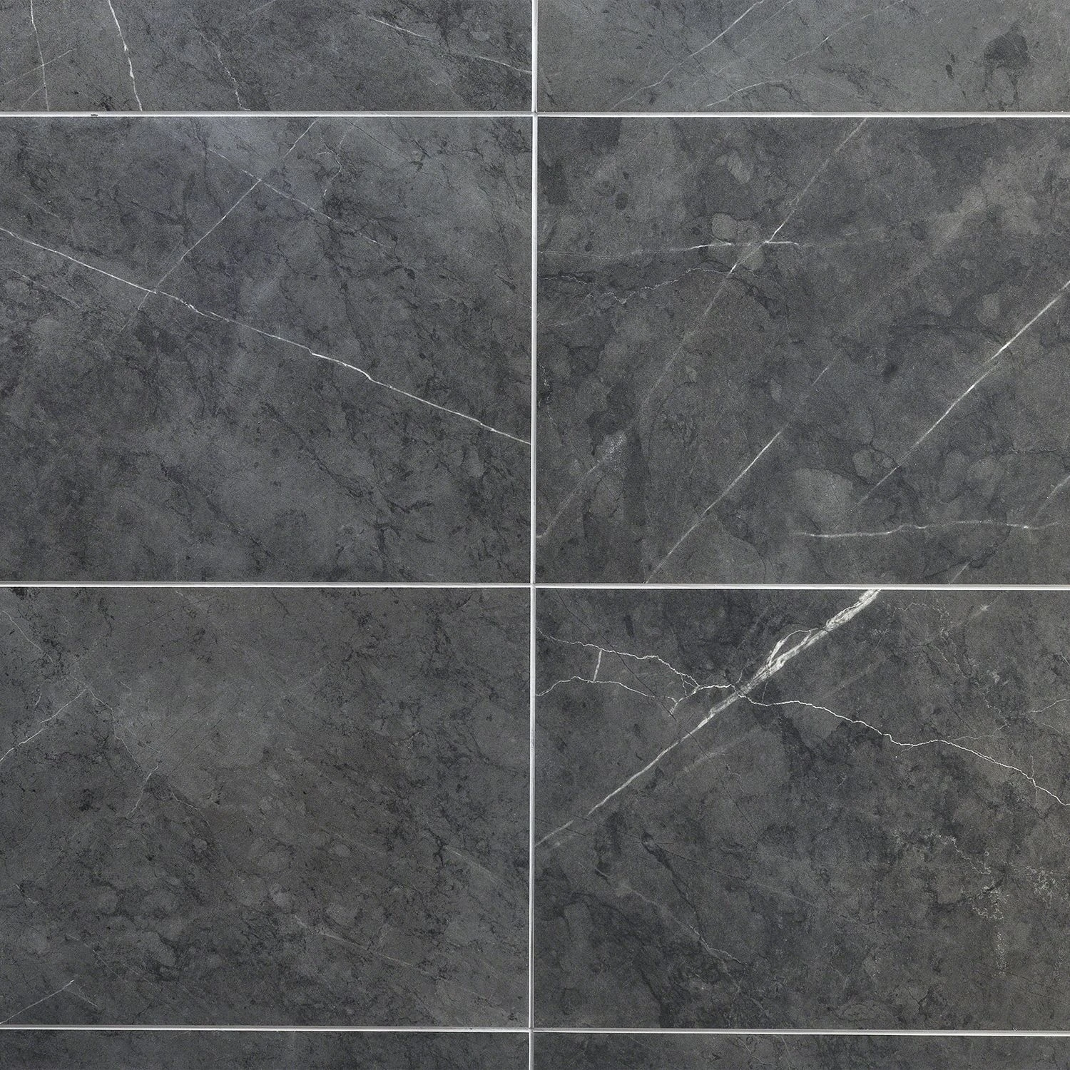 Bond Tile Elegant Amani Gray 12 In. X 24 In. Matte Marble Look Porcelain Floor And Wall Tile (6 Pieces 11.62 Sq. Ft. / Case) 4 Bond Tile Elegant Amani Gray 12 In. X 24 In. Matte Marble Look Porcelain Floor And Wall Tile (6 Pieces 11.62 Sq. Ft. / Case) - Image 4