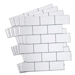 Crystiles 12"x12" Subway White Vinyl Peel And Stick Backsplash Tile, Pro Series Thicker Version, 4-Sheet Pack 17 Crystiles 12"x12" Subway White Vinyl Peel And Stick Backsplash Tile, Pro Series Thicker Version, 4-Sheet Pack -Tile Nest Sales Store 22bf5239 4317 463e 98b1 b04595aa2f5e 1.de5b63a3938a173514990e8bac69bcb6 1800x1800