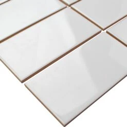 Ivy Hill Tile Essential White 3 In. X 6 In. X 6 Mm Polished Ceramic Wall Subway Tile (11.73 Sq. Ft./case) -Tile Nest Sales Store 22e8e505fd131232a6306c98c0b2494c 1800x1800