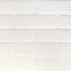 Tile Nest Sales Store 30 Pacific White 4 In. X 12 In. Polished Ceramic Subway Wall Tile (33 Pieces 10.76 Sq. Ft. / Box)