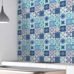 Walplus Peel And Stick Wall Tile Sticker Kitchen Bathroom Backsplash Splashback Tile Paint Stick On Tile Daliah Blue And Turquoise Mediterranean -Tile Nest Sales Store 25177095 2e3c 404a b561 65f0bea34190.31d70a19082e7749528886b0af95b98e 1800x1800