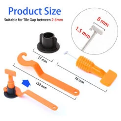 Bouanq 50Pcs Useful Reusable Tile Leveling Positioning System Leveler T-lock Floor Tool 5 Bouanq 50Pcs Useful Reusable Tile Leveling Positioning System Leveler T-lock Floor Tool -Tile Nest Sales Store 27de13d0 8c22 45f4 8dd0 871998dab99b.4f2de5c068fbbaf6831d2125efc01506 1800x1800