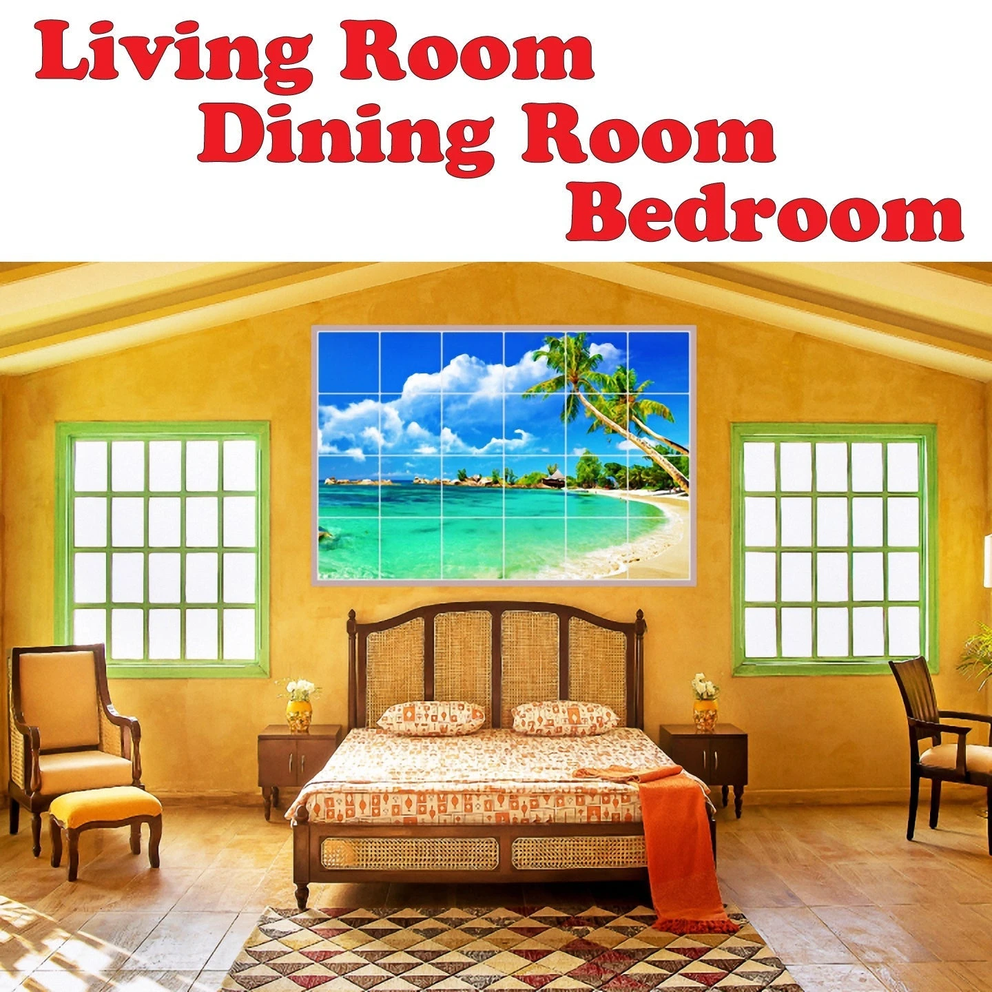 Coral Fish Underwater Ceramic Tile Mural Kitchen Backsplash Bathroom Shower, 403 2 Coral Fish Underwater Ceramic Tile Mural Kitchen Backsplash Bathroom Shower, 403 - Image 2