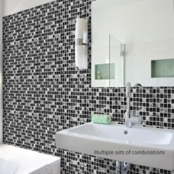 Goory 10Pcs Mosaic Pattern Waterproof Wall Tile Stickers Peel And Stick Tile Kitchen Backsplash Wallpaper Sticker 15x15cm/20x20cm 16 Goory 10Pcs Mosaic Pattern Waterproof Wall Tile Stickers Peel And Stick Tile Kitchen Backsplash Wallpaper Sticker 15x15cm/20x20cm -Tile Nest Sales Store 2c2257c9 373a 4414 af1c dc5f8c653cf5 1.c11852c9a1dcc55ee3bd29486ed20099 31ff2d7b a596 4b6b 8771 ee094f6861f2 1800x1800