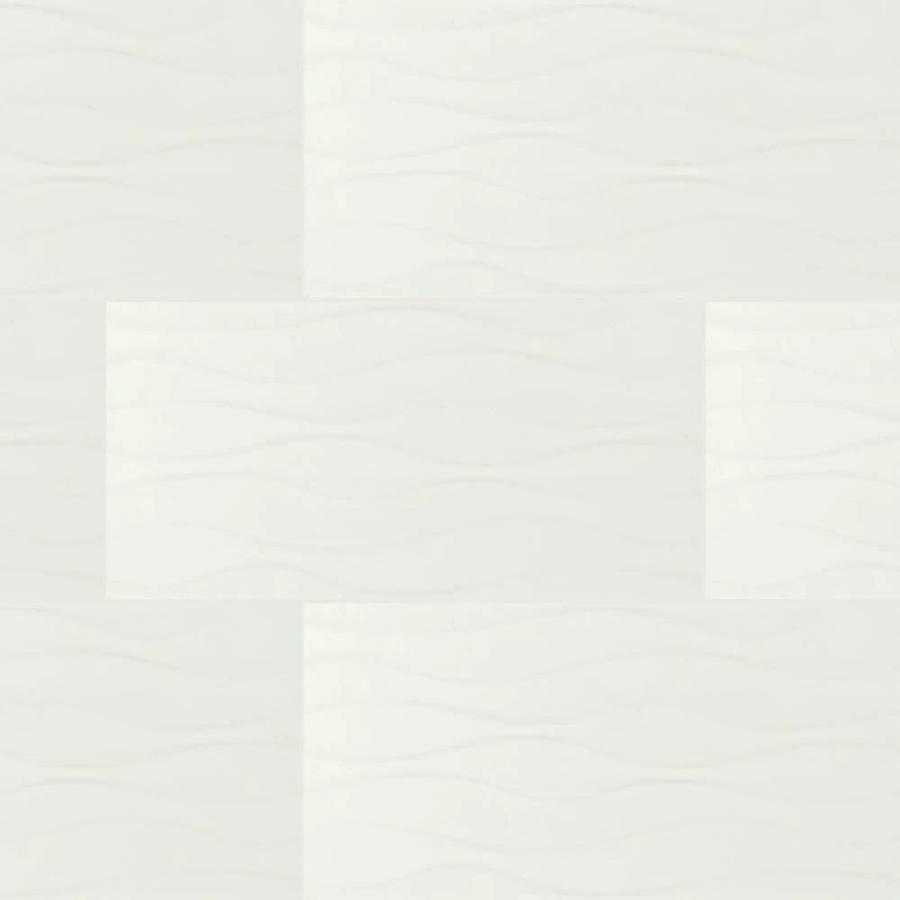 MSI Onda Blanco 12 In. X 24 In. Glossy Ceramic Floor And Wall Tile (16 Sq. Ft. / Case) 1 MSI Onda Blanco 12 In. X 24 In. Glossy Ceramic Floor And Wall Tile (16 Sq. Ft. / Case)