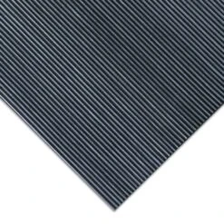 Rubber-Cal Corrugated Fine Rib 1/8 In. X 4 Ft. X 8 Ft. Rubber Runner