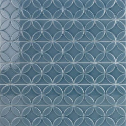Bond Tile Sheffield Deco Blue 4 In. X 24 In. Polished Ceramic Wall Tile (8 Pieces 5.16 Sq. Ft. / Box)