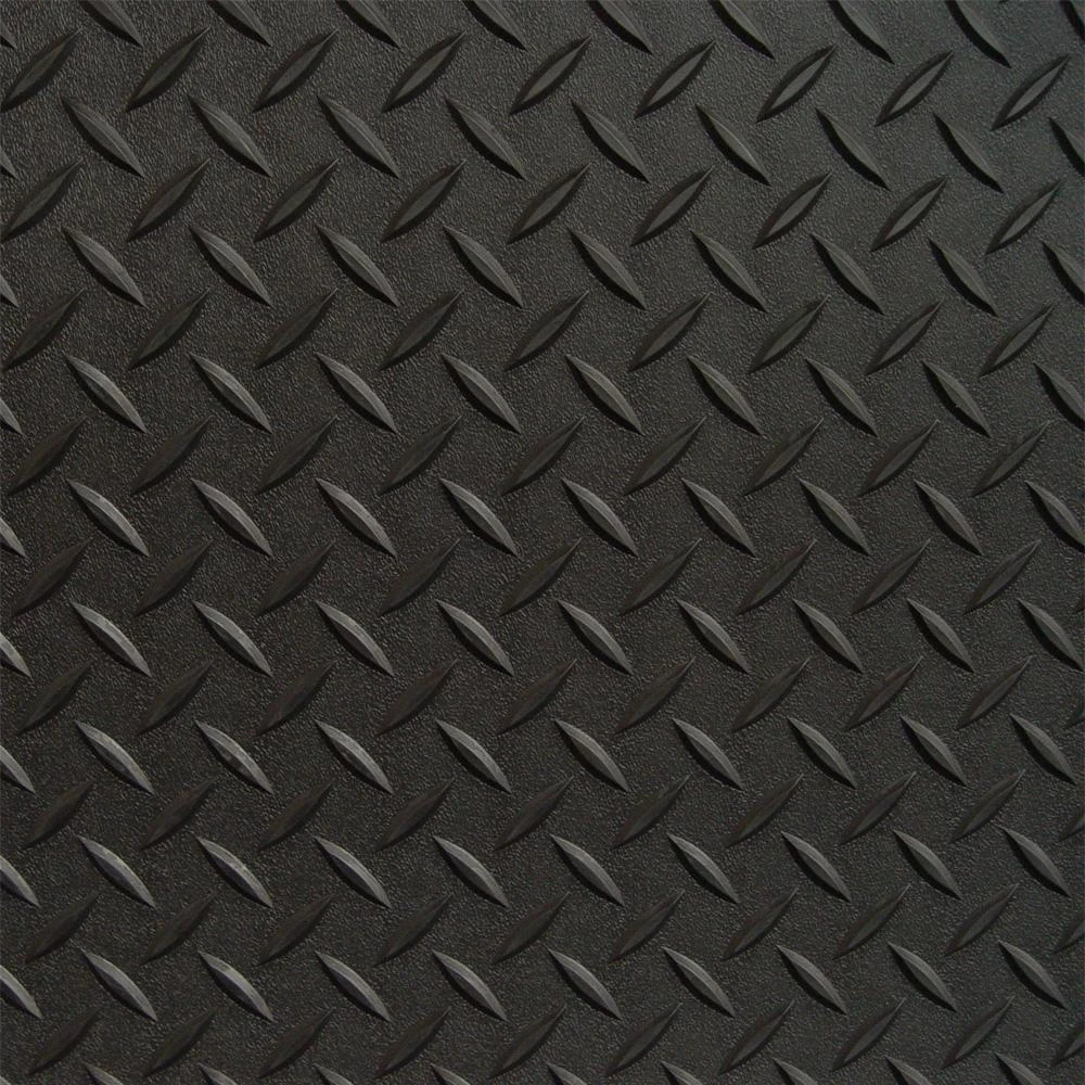 Diamond Deck 5 Ft. X 20 Ft. Black Textured PVC Rollout Flooring 1 Diamond Deck 5 Ft. X 20 Ft. Black Textured PVC Rollout Flooring