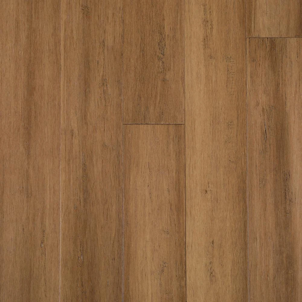 Home Decorators Collection Hand Scraped Strand Woven Brown 3/8 In. T X 5-1/8 In. W X 36 In. L Engineered Click Bamboo Flooring 6 Home Decorators Collection Hand Scraped Strand Woven Brown 3/8 In. T X 5-1/8 In. W X 36 In. L Engineered Click Bamboo Flooring - Image 6