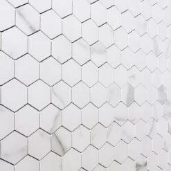Bond Tile Easy Luxe Hex Calacatta 11.61 In. X 11.81 In. SPC Peel And Stick Tile (0.95 Sq. Ft. / Sheet) -Tile Nest Sales Store 4660695a 4976 4f13 9a41 cf3cea90e6c1.2299d491d2e6ae00d8219f0cf3da55ad 1800x1800
