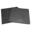 Rubber-Cal "Revolution" Interlocking Rubber Floor - 5/8 X 36 X 36-inch Rubber Tiles - Black - 4 Pack