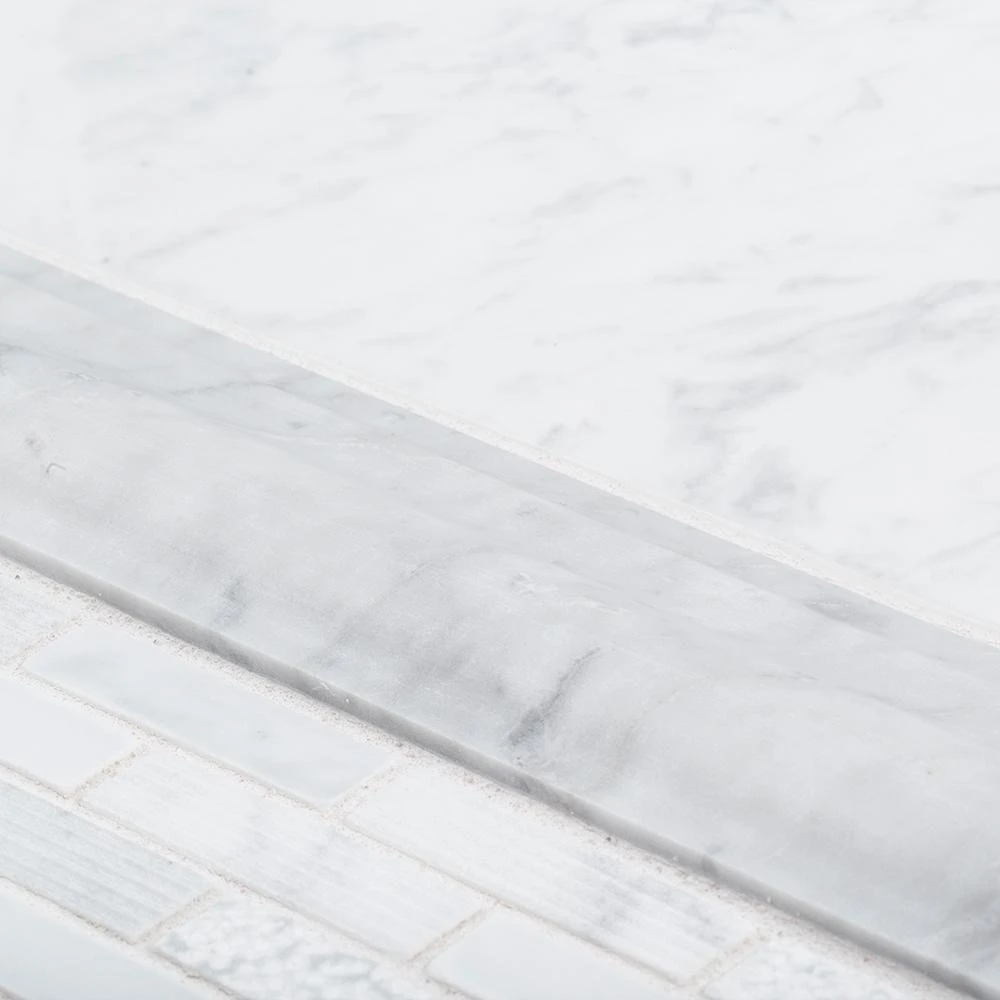 Jeffrey Court Carrara White 6 In. X 12 In. Honed Marble Wall And Floor Tile (1 Sq. Ft. / Pack) 5 Jeffrey Court Carrara White 6 In. X 12 In. Honed Marble Wall And Floor Tile (1 Sq. Ft. / Pack) - Image 5