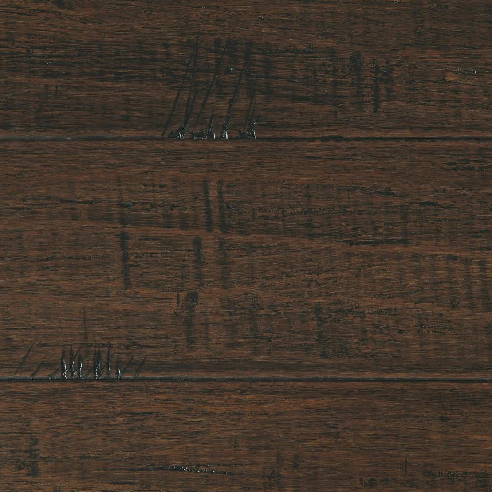 Home Decorators Collection Hand Scraped Strand Woven Brown 3/8 In. T X 5-1/8 In. W X 36 In. L Engineered Click Bamboo Flooring 8 Home Decorators Collection Hand Scraped Strand Woven Brown 3/8 In. T X 5-1/8 In. W X 36 In. L Engineered Click Bamboo Flooring - Image 8