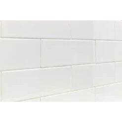 Ivy Hill Tile Essential White 3 In. X 6 In. X 6 Mm Polished Ceramic Wall Subway Tile (11.73 Sq. Ft./case) -Tile Nest Sales Store 58b358c6593ddfbb8acfee2f21764788 1800x1800