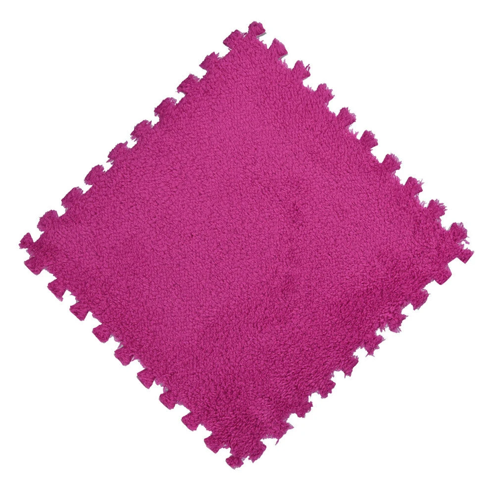 AuroraX 30*30cm Kids Carpet Foam Puzzle Mat EVA Shaggy Velvet Baby Eco Floor 7colors 2 AuroraX 30*30cm Kids Carpet Foam Puzzle Mat EVA Shaggy Velvet Baby Eco Floor 7colors - Image 2