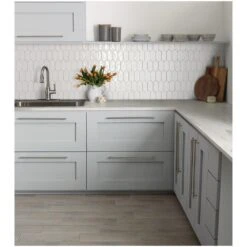 Marazzi LuxeCraft 11 In. X 12 In. X 6.35mm White Ceramic Picket Mosaic Wall Tile (0.73 Sq. Ft. / Piece) 7 Marazzi LuxeCraft 11 In. X 12 In. X 6.35mm White Ceramic Picket Mosaic Wall Tile (0.73 Sq. Ft. / Piece) -Tile Nest Sales Store 5eea6bd292e3a72d9efa477dc489ee5b 1800x1800