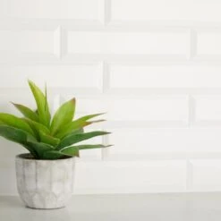 Daltile Restore 3 In. X 12 In. Ceramic Bevel Bright White Subway Tile (9 Sq. Ft. / Case) -Tile Nest Sales Store 62bab2fd4e6b64e5e404094279224d13 1800x1800