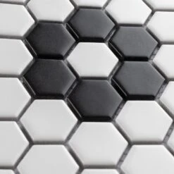 Merola Tile Metro Hex Matte White With Flower 10-1/4 In. X 11-3/4 In. X 6mm Porcelain Mosaic Tile (8.56 Sq. Ft. / Case) 16 Merola Tile Metro Hex Matte White With Flower 10-1/4 In. X 11-3/4 In. X 6mm Porcelain Mosaic Tile (8.56 Sq. Ft. / Case) -Tile Nest Sales Store 65a651bfea6e2bec66c7c965317a8844 1800x1800