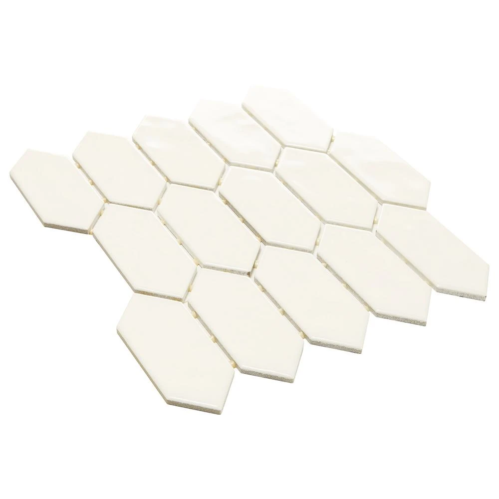 Marazzi LuxeCraft 11 In. X 12 In. X 6.35mm White Ceramic Picket Mosaic Wall Tile (0.73 Sq. Ft. / Piece) 3 Marazzi LuxeCraft 11 In. X 12 In. X 6.35mm White Ceramic Picket Mosaic Wall Tile (0.73 Sq. Ft. / Piece) - Image 3