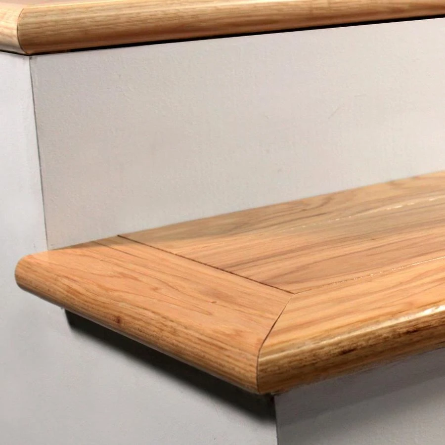 Flexco Stair Nose 3.5-in X 144-in Natural Unfinished Stair Nosing 2 Flexco Stair Nose 3.5-in X 144-in Natural Unfinished Stair Nosing - Image 2