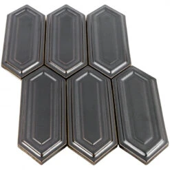 Divine Gunmetal Hexagon 9.5 In. X 15.5 In. Glazed Ceramic Mosaic Tile (1.02 Sq. Ft. / Sheet) 10 Divine Gunmetal Hexagon 9.5 In. X 15.5 In. Glazed Ceramic Mosaic Tile (1.02 Sq. Ft. / Sheet) -Tile Nest Sales Store 7f84a918 ffbb 4cf9 8b90 30d34aac9982.c7eee6843f5076d2cdd1da705c56e772 1800x1800