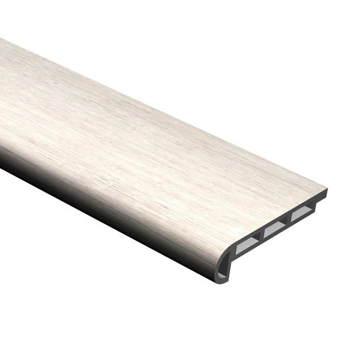 Cali Bamboo Vinyl Plus 2.07-in X 72.83-in White Aspen Prefinished Stair Nosing 1 Cali Bamboo Vinyl Plus 2.07-in X 72.83-in White Aspen Prefinished Stair Nosing