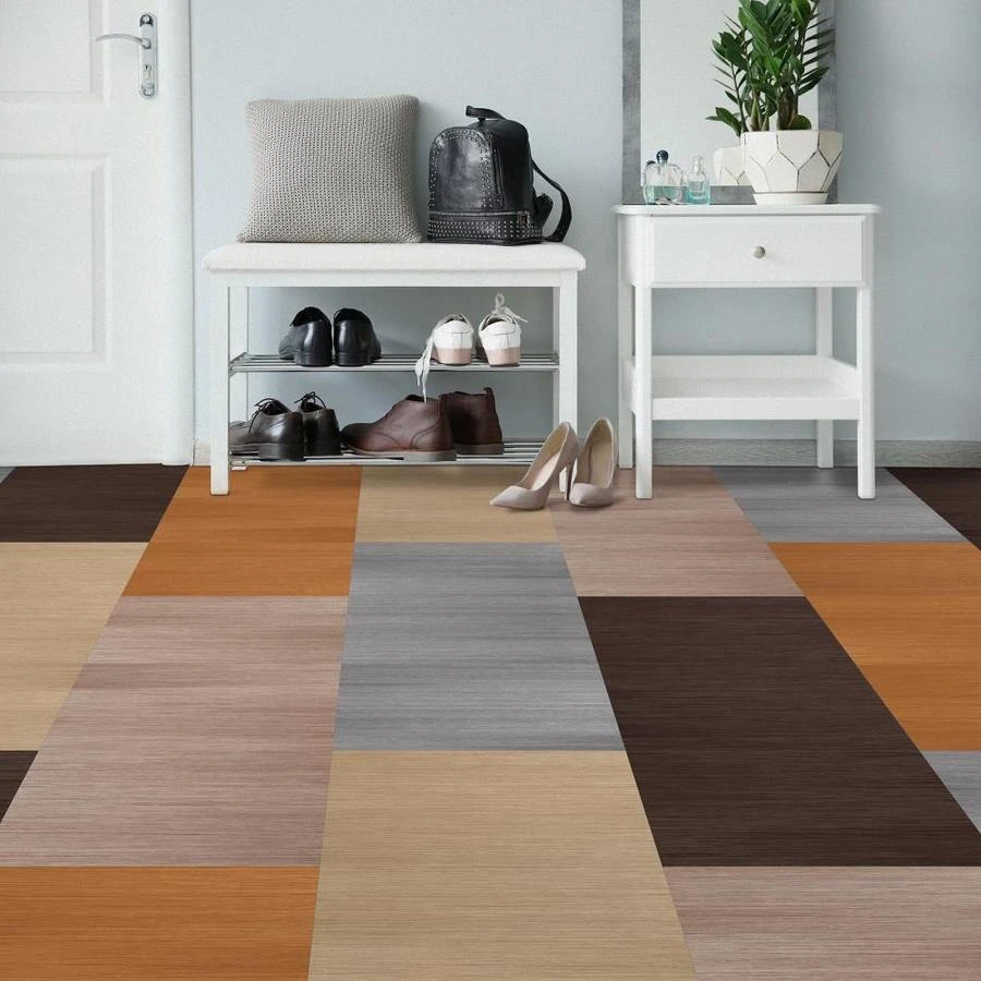 Perfection Floor Tile Classic Wood 6-Piece 20-in X 20-in Birch Luxury Vinyl Tile 2 Perfection Floor Tile Classic Wood 6-Piece 20-in X 20-in Birch Luxury Vinyl Tile - Image 2