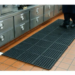 Rubber-Cal "Dura-Chef Interlock" Anti-Fatigue Mats - 5/8 In X 3 Ft X 3 Ft - Black Rubber Matting -Tile Nest Sales Store 8ef0dd55 86fd 4108 afbb 2a61b2e873e1 1.ea11a2266910087e0636fd5ac5fffad7 1800x1800