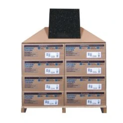 Armstrong Standard Excelon Imperial Texture 12 In. X 12 In. Classic Black Vinyl Composition Tile (1080 Sq. Ft. / Pallet)