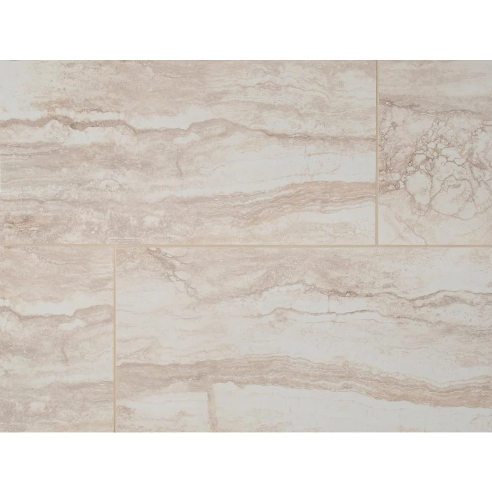MSI Romagna Ivory 12 In. X 24 In. Polished Porcelain Floor And Wall Tile (16 Sq. Ft. / Case) 3 MSI Romagna Ivory 12 In. X 24 In. Polished Porcelain Floor And Wall Tile (16 Sq. Ft. / Case) - Image 3