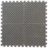 Norsk Multi-Purpose 18.3 In. X 18.3 In. Dove Gray Commercial PVC Garage Flooring Tile With Vented Drain Pattern (6-Pieces)