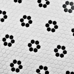 Merola Tile Metro Hex Matte White With Flower 10-1/4 In. X 11-3/4 In. X 6mm Porcelain Mosaic Tile (8.56 Sq. Ft. / Case) 15 Merola Tile Metro Hex Matte White With Flower 10-1/4 In. X 11-3/4 In. X 6mm Porcelain Mosaic Tile (8.56 Sq. Ft. / Case) -Tile Nest Sales Store b349246329401ca9db6f008ae4f96289 1800x1800