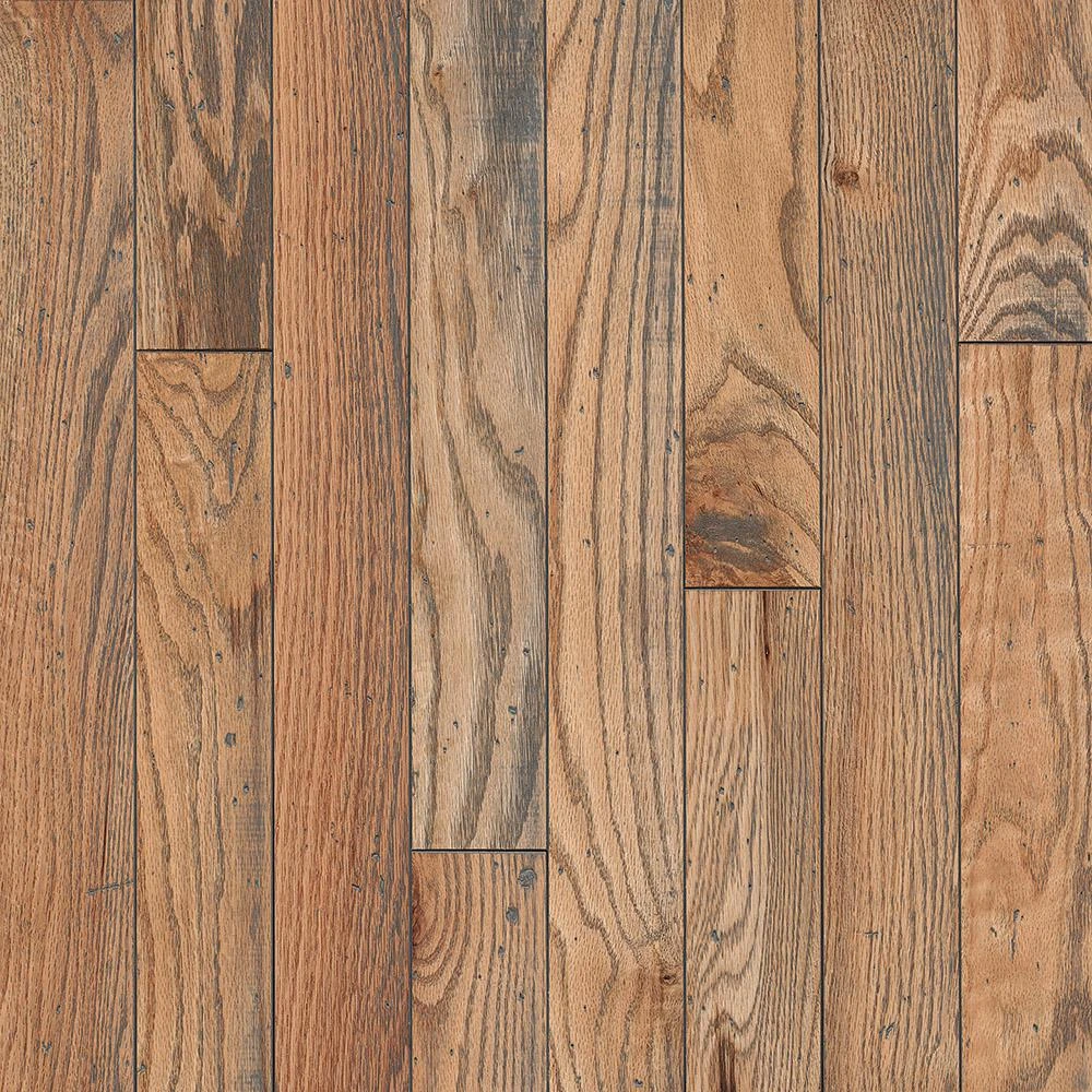 Bruce Revolutionary Rustics Oak Oakleaf Brown 3/4 In. T X 5 In. W X Varying L Solid Hardwood Flooring (23.5 Sq.ft./case) 10 Bruce Revolutionary Rustics Oak Oakleaf Brown 3/4 In. T X 5 In. W X Varying L Solid Hardwood Flooring (23.5 Sq.ft./case) - Image 10