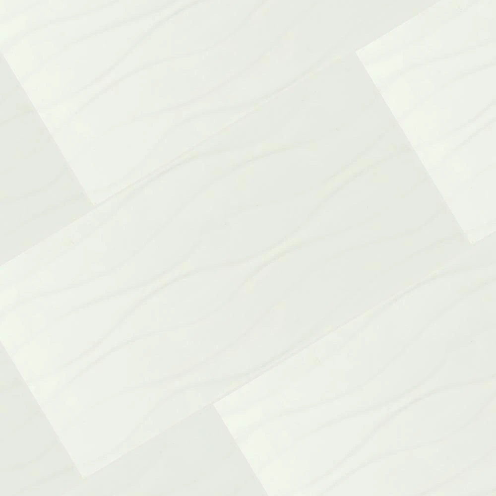 MSI Onda Blanco 12 In. X 24 In. Glossy Ceramic Floor And Wall Tile (16 Sq. Ft. / Case) 6 MSI Onda Blanco 12 In. X 24 In. Glossy Ceramic Floor And Wall Tile (16 Sq. Ft. / Case) - Image 6