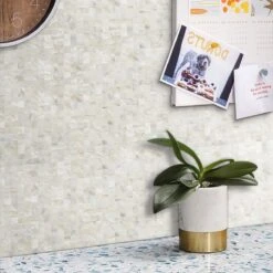 Bond Tile Easy Luxe Mother Of Pearl Square 11.81 In. X 11.81 In. Peel And Stick Tile (0.96 Sq. Ft. / Sheet) -Tile Nest Sales Store c64ad1a8 fbdb 4609 baf9 915378c68204.33fe15144e2fcbc4963167ace75ad064 1800x1800