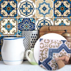 Goory 10 Pcs Moroccan Style Tile Sticker Backsplash Peel & Stick Kitchen Tile Decal, 8x8 Inches. 11 Goory 10 Pcs Moroccan Style Tile Sticker Backsplash Peel & Stick Kitchen Tile Decal, 8x8 Inches. -Tile Nest Sales Store c6565fef 0bd3 4ab4 a55d 46387309f89d.98038e86e77b2c47e5c8958e56f652e6 1800x1800