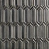 Divine Gunmetal Hexagon 9.5 In. X 15.5 In. Glazed Ceramic Mosaic Tile (1.02 Sq. Ft. / Sheet)