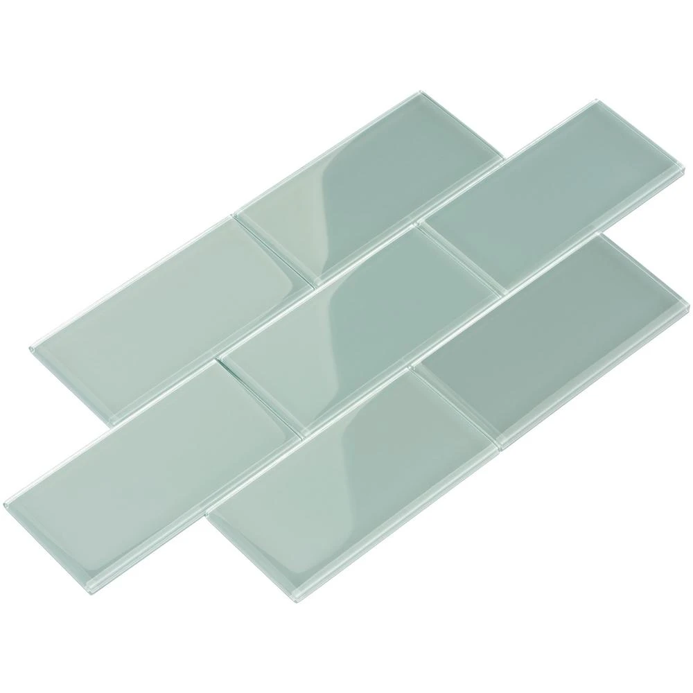 Giorbello Dark Teal 4 In. X 12 In. X 8mm Glass Subway Tile (5 Sq. Ft./Case) 12 Giorbello Dark Teal 4 In. X 12 In. X 8mm Glass Subway Tile (5 Sq. Ft./Case) - Image 12