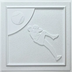 Baseball White 24-inch Ceiling Tiles (10 Tiles) -Tile Nest Sales Store d23f8490 6b15 4403 9f31 9286014efff1 1.6a10846b8c0ef5f0443940c03b5167c0 1800x1800
